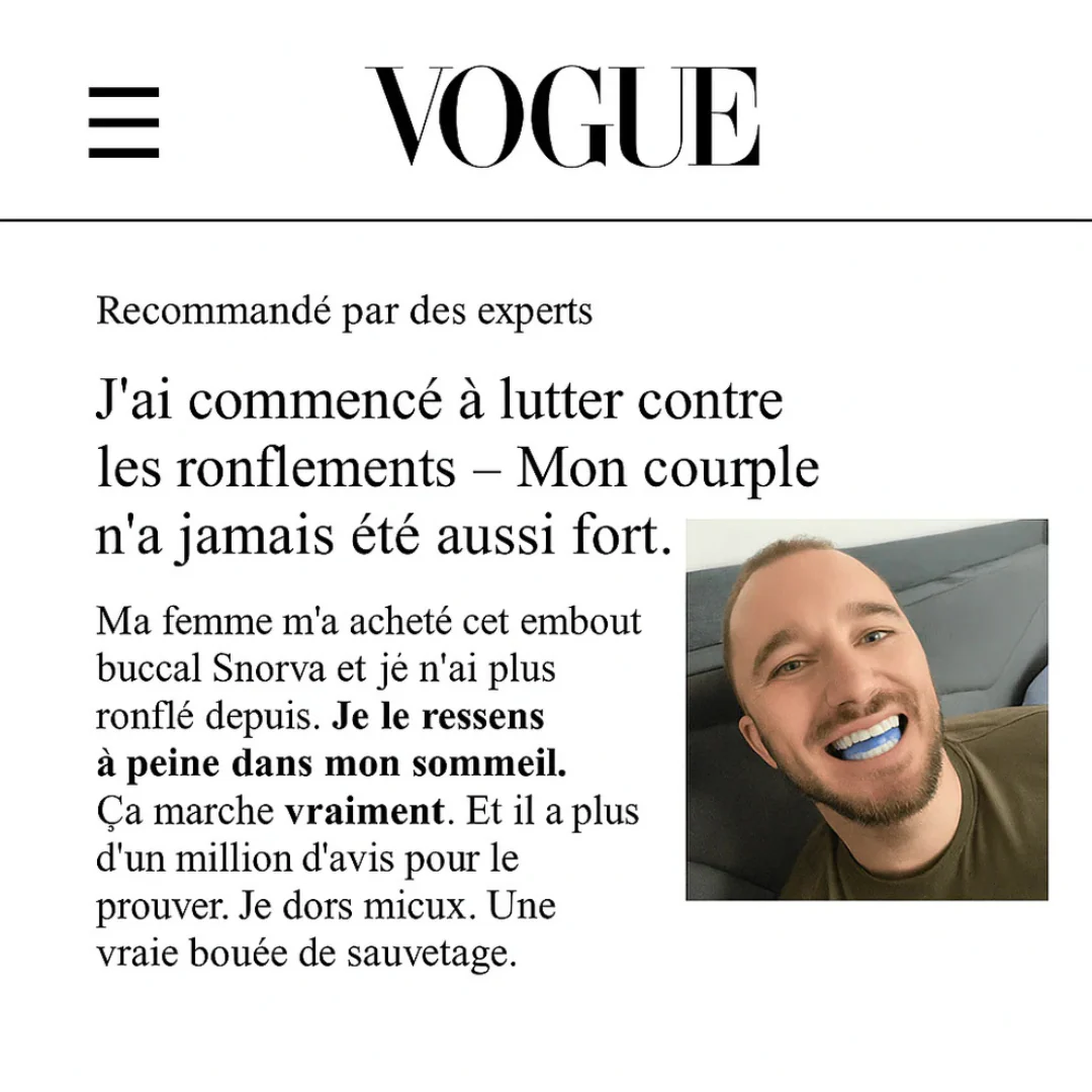 Somnia™ — Dites adieu au ronflement !