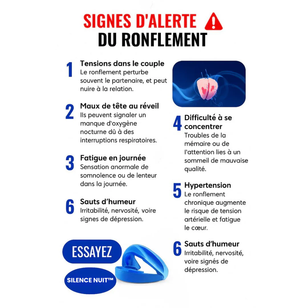 Somnia™ — Dites adieu au ronflement !
